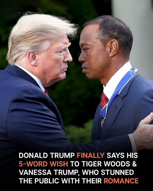Donald Trump Reveals How He Feels About Tiger Woods Dating His Former Daughter-in-Law Vanessa Trump