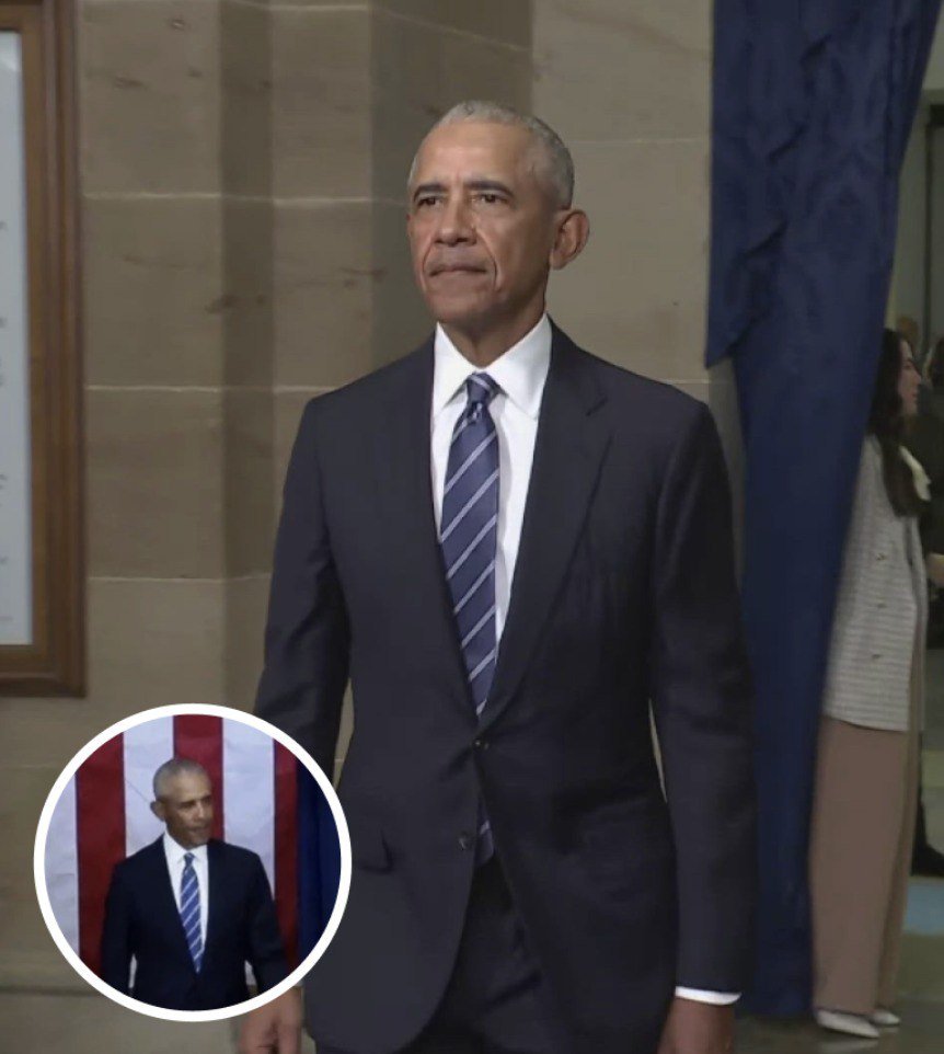 Rumors Swirl After People Notice Small Detail About Obama At Trump’s Inauguration