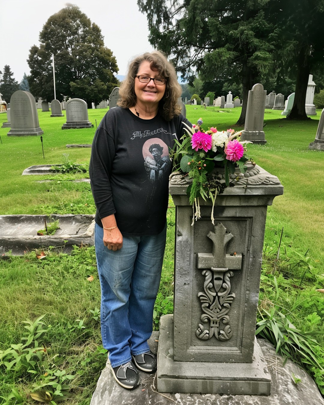 Old Woman Brought Son’s Favorite Pastry to His Grave & Found Note Saying ‘Thank You’ upon Her Return