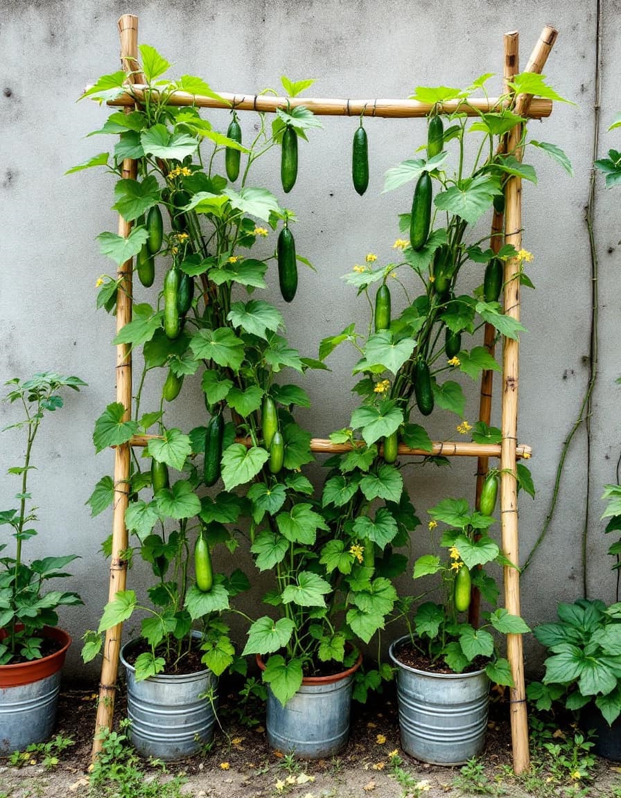 How to Build a Simple Bamboo Trellis for Your Cucumber Plants – DIY Guide
