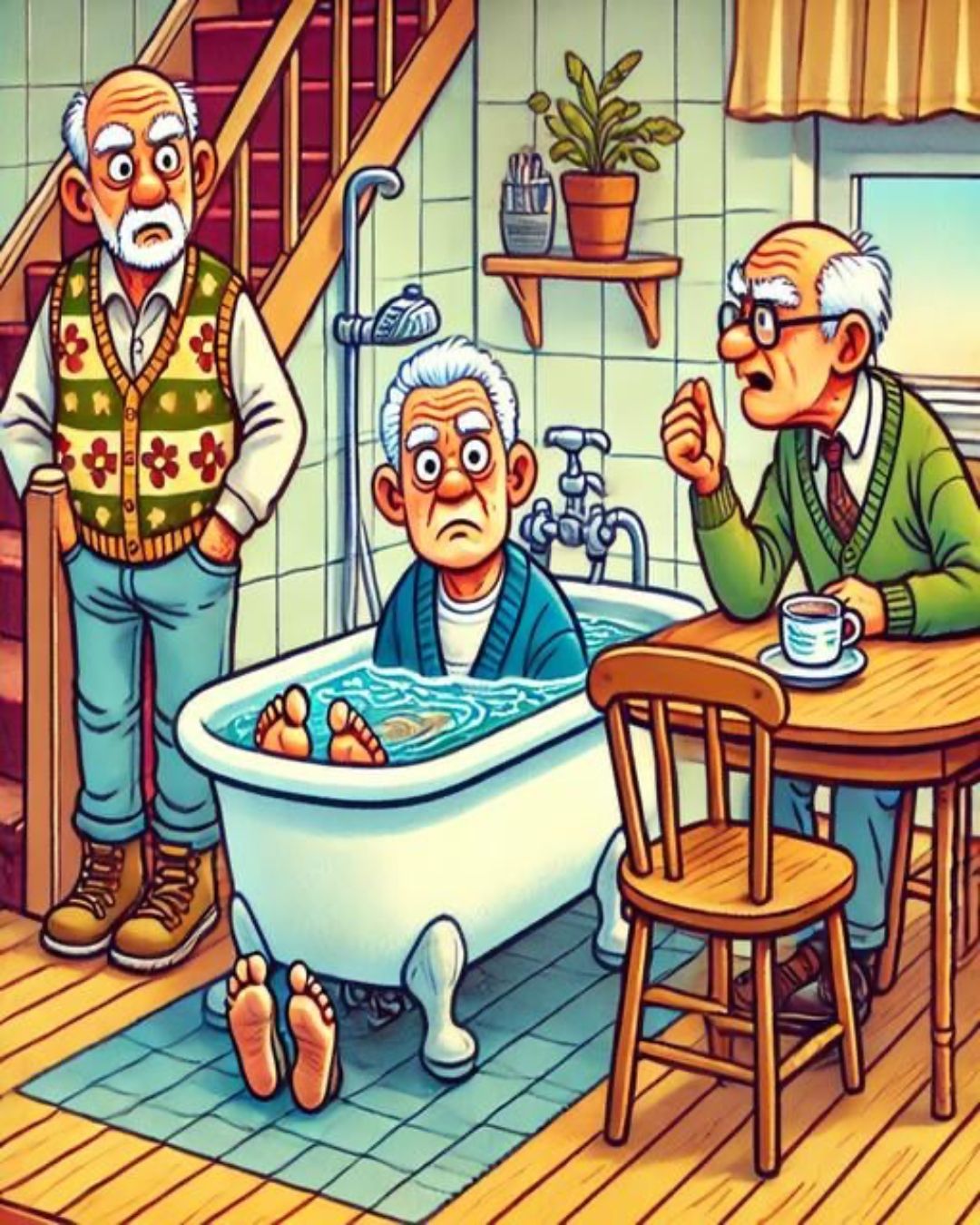Three brothers age 92, 94 and 96 live in a house together