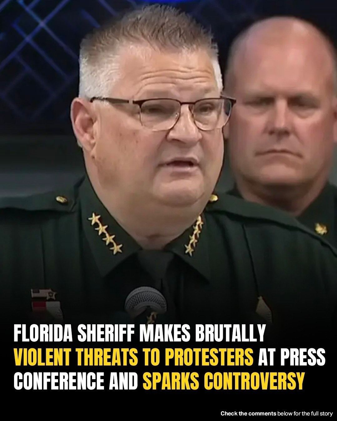 Florida Sheriff’s Controversial Warning Sparks National Debate Over Protest Response