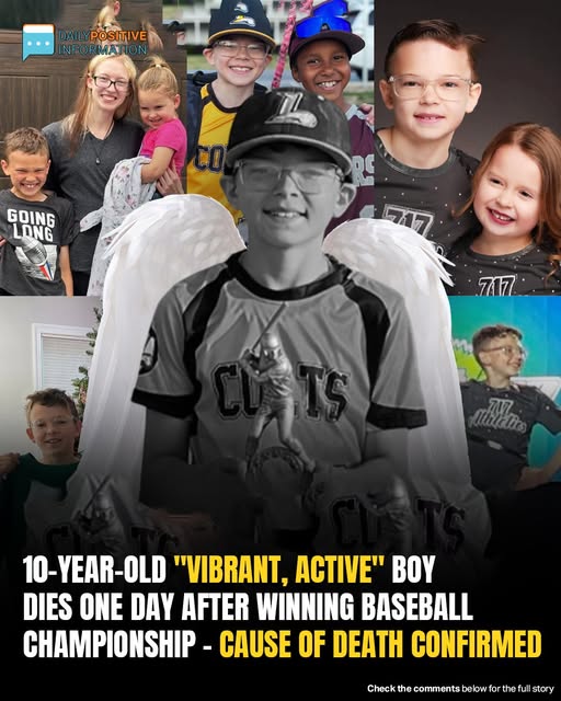 Tragedy Strikes Victory: 10-Year-Old Boy Dies Hours After Celebrating Baseball Championship