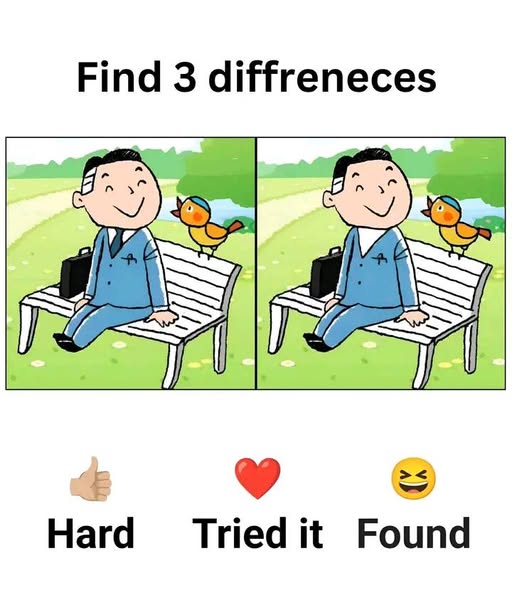 Find 3 Differences in the Picture: Are Your Eyes Sharp Enough?