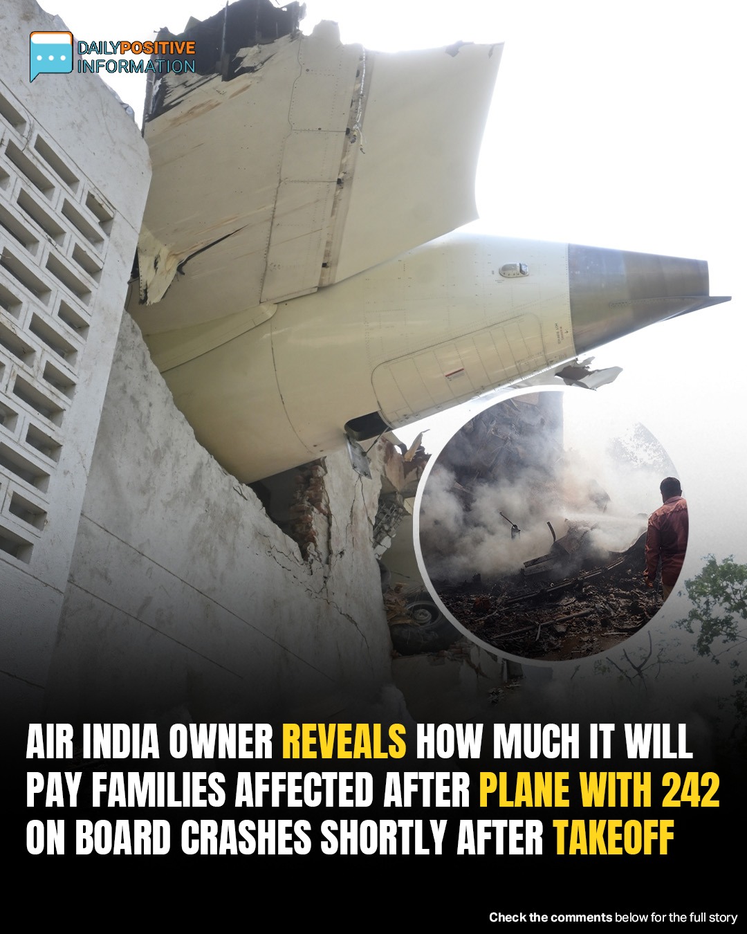 Air India Breaks Silence With Payout Offer To Families After Flight With 242 On Board Crashes