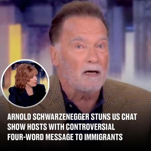 Arnold Schwarzenegger’s Blunt Immigration Message Leaves Talk Show Hosts Speechless