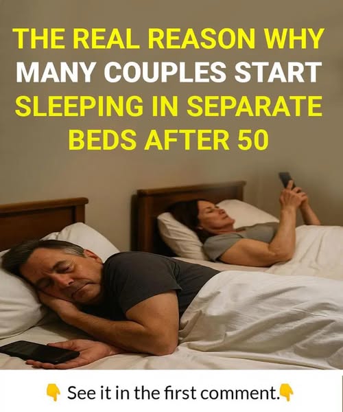 Do you know why many couples start sleeping in separate beds after 50