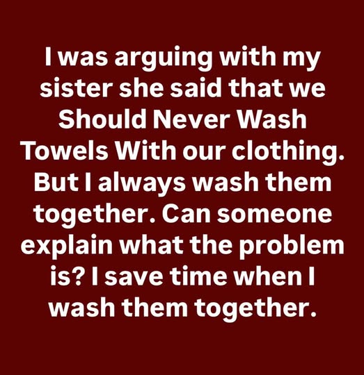 The Truth About Washing Towels and Clothes Together