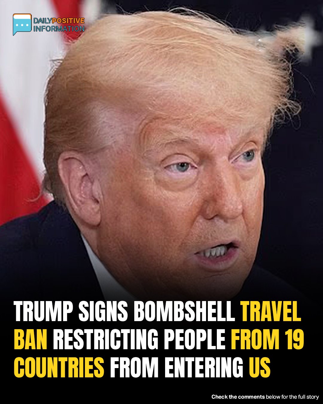 Trump Signs Sweeping Travel Ban Blocking Entry From 12 Nations, Citing Security Risks