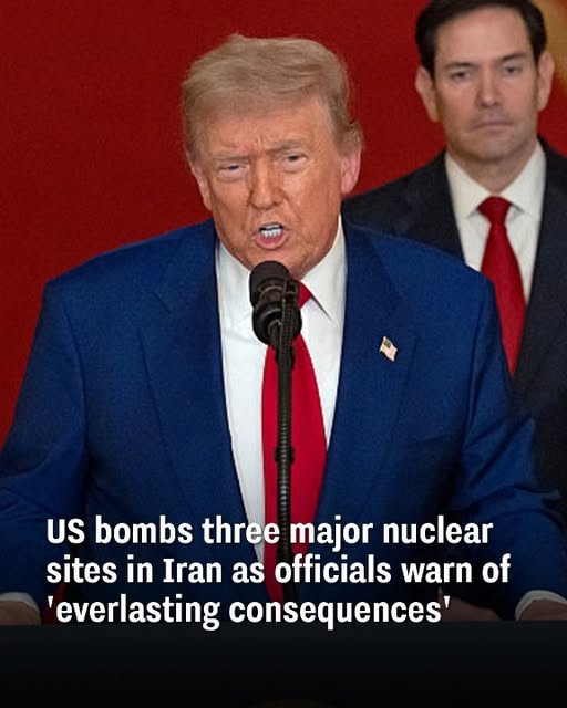 US military targets three critical nuclear locations in Iran while officials promise ‘lasting retaliation’