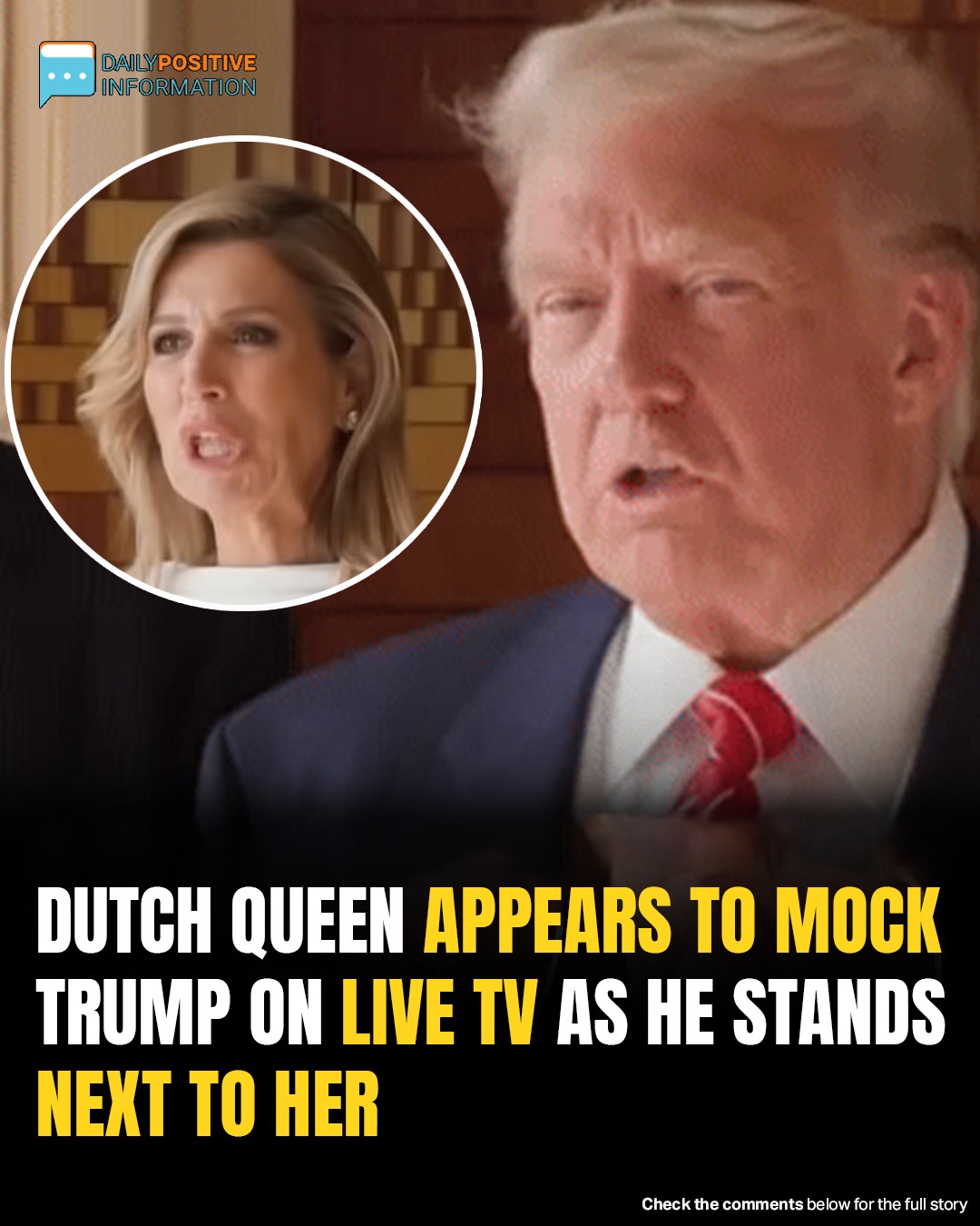 Dutch Queen Máxima’s Mimicry Of Trump At NATO Summit Sparks Viral Reactions
