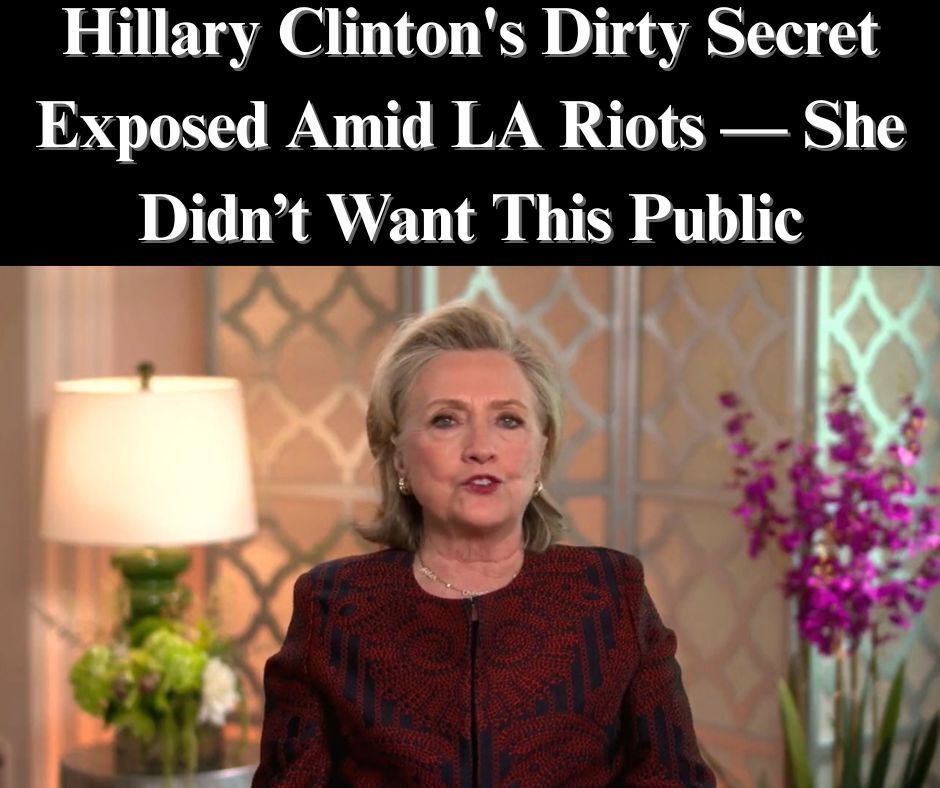 Clinton Mocked After Shutting Off Comments To ‘Delusional’ LA Riot Response