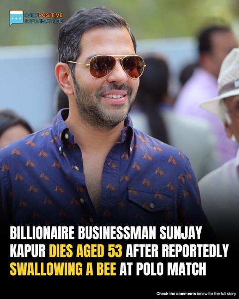 Tragedy Strikes Polo Match As Billionaire Sunjay Kapur Dies After Swallowing Bee