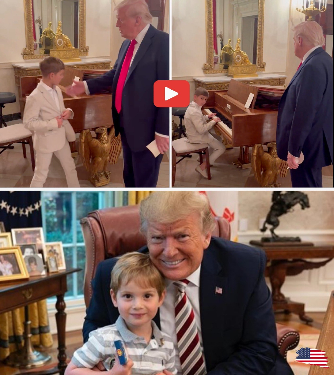 Ivanka Trump Shares Sweet Video of Son Theo Playing Piano for Grandfather President Trump at the White House