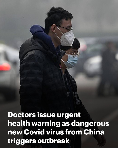 rgent health warning as dangerous new Covid virus from China triggers US outbreak