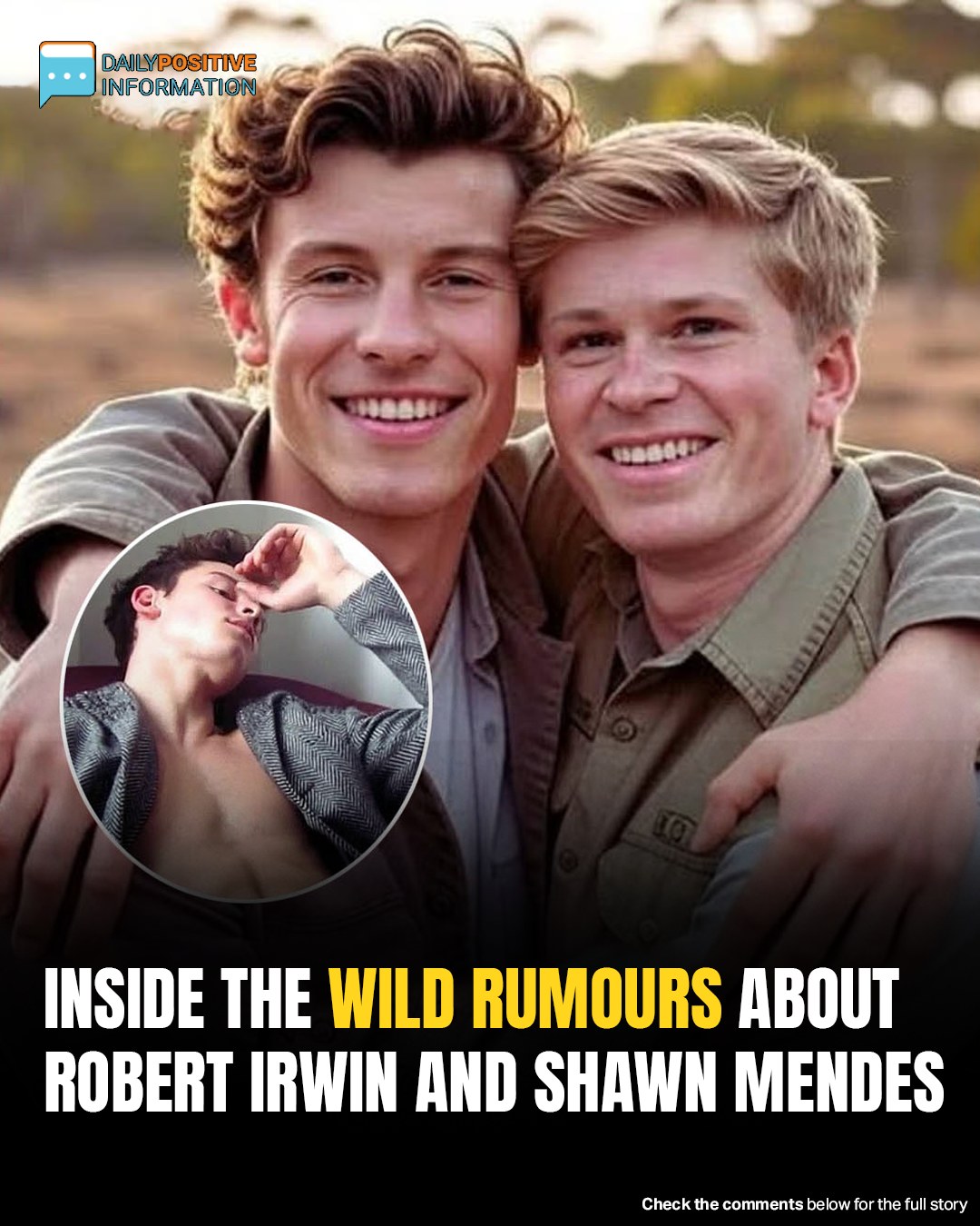 Unbelievable Rumors Connecting Robert Irwin And Shawn Mendes Spread Online
