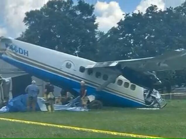 US plane crash leaves several injured, no fatalities reported