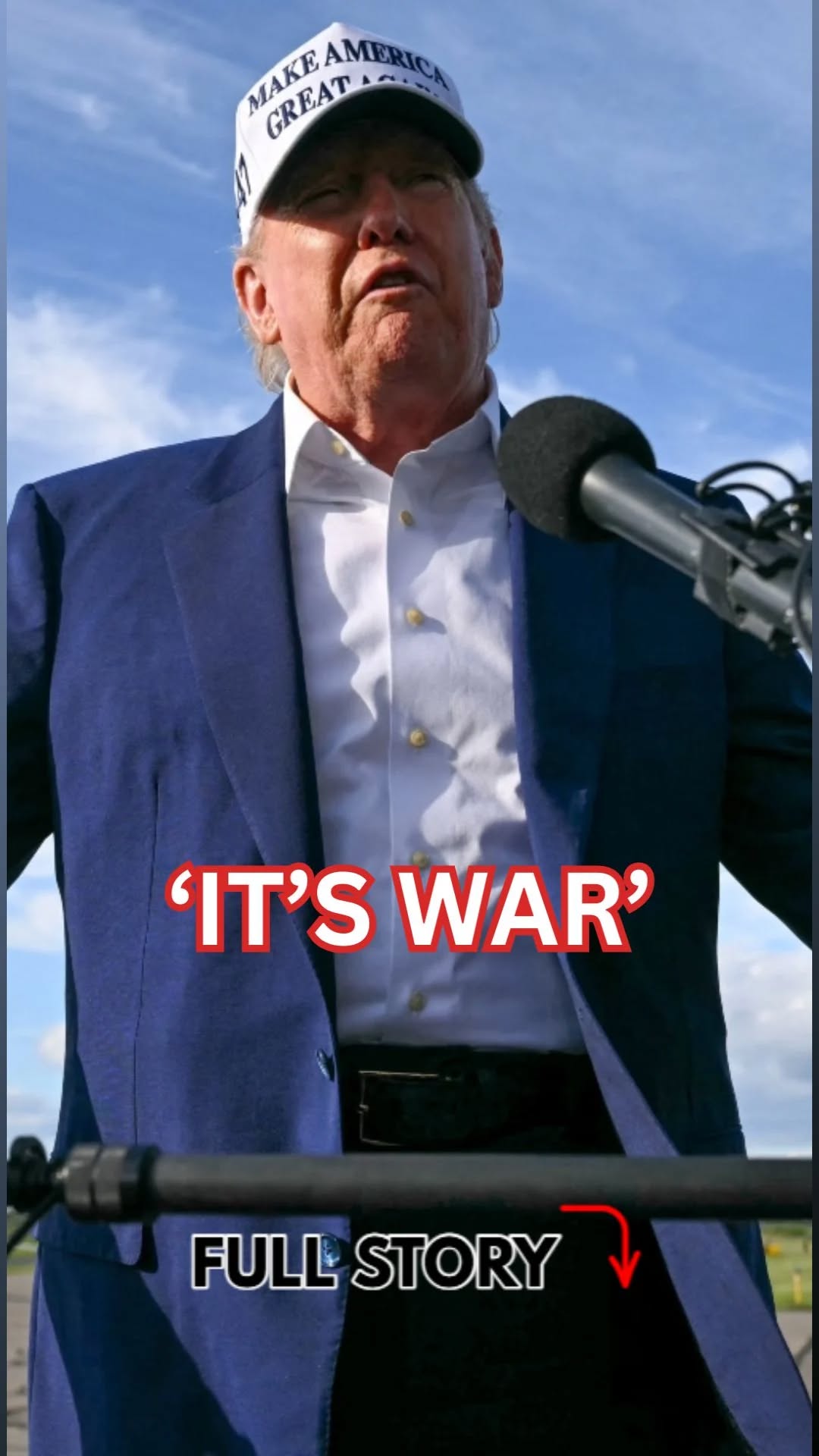 Trump Meets With Team In Situation Room After Israel Strikes Iran