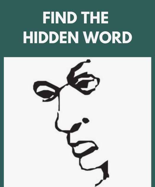 Visual Challenge: Can You Spot the Hidden Word in This Man’s Face?