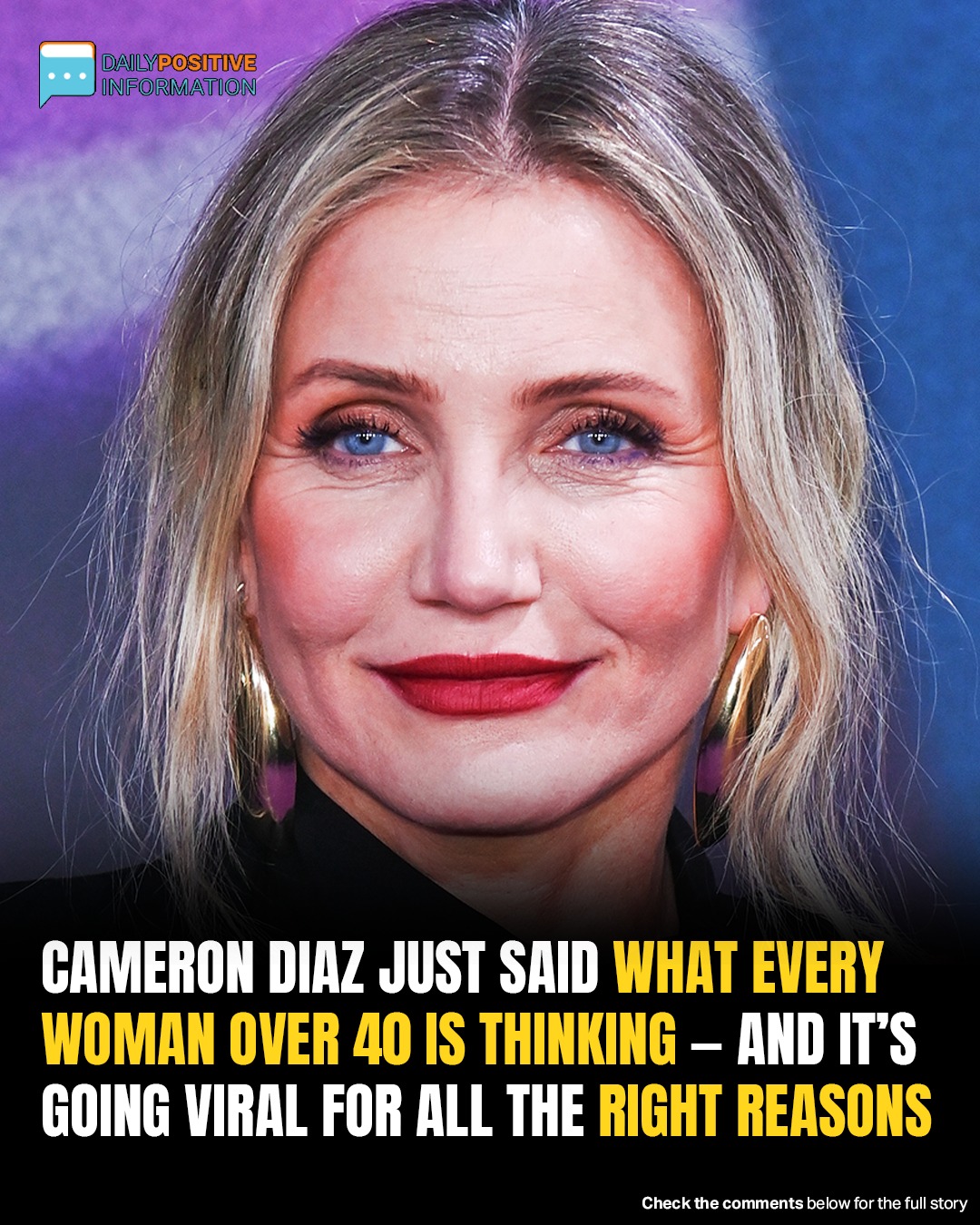 Cameron Diaz Shares Candid Reflections On Body Image: “No More Toxic Self-Talk”