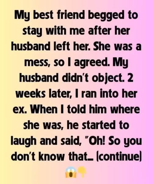 Oh! So you don’t know that…