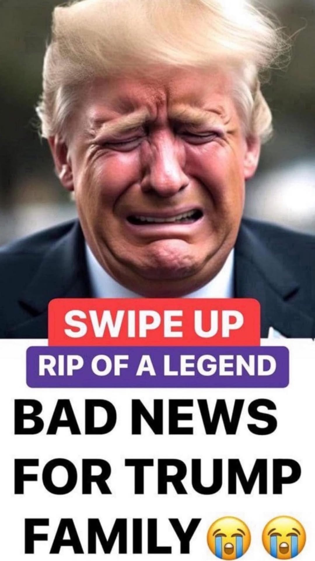 President announces sad news