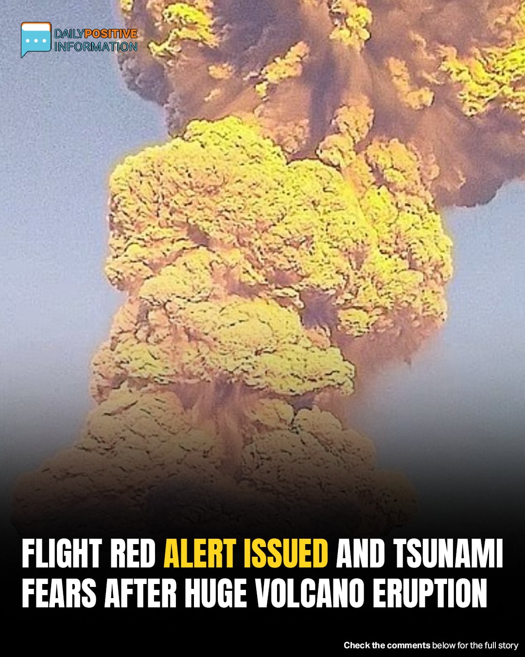Volcano Eruption Sparks Tsunami Warning And Flight Chaos Across Region
