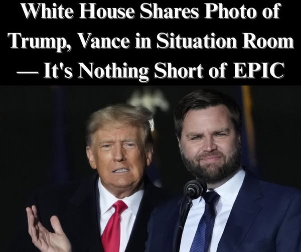 White House Releases Situation Room Photos Of Trump, Vance During Iran Operation