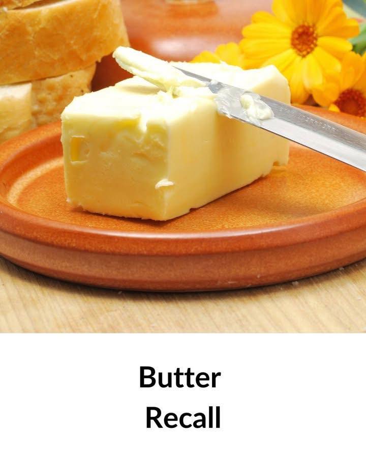 Butter Recalled Due to Bacterial Contamination