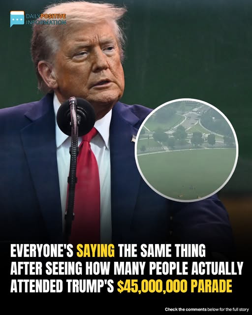 Trump’s $45M Parade Crowd Leaves Internet In Disbelief—‘That’s It?’