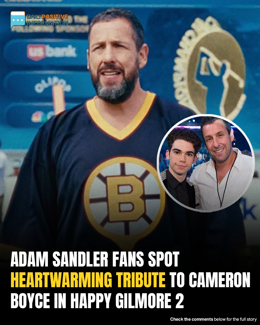 Adam Sandler Honors Cameron Boyce With Subtle Tribute In Happy Gilmore 2