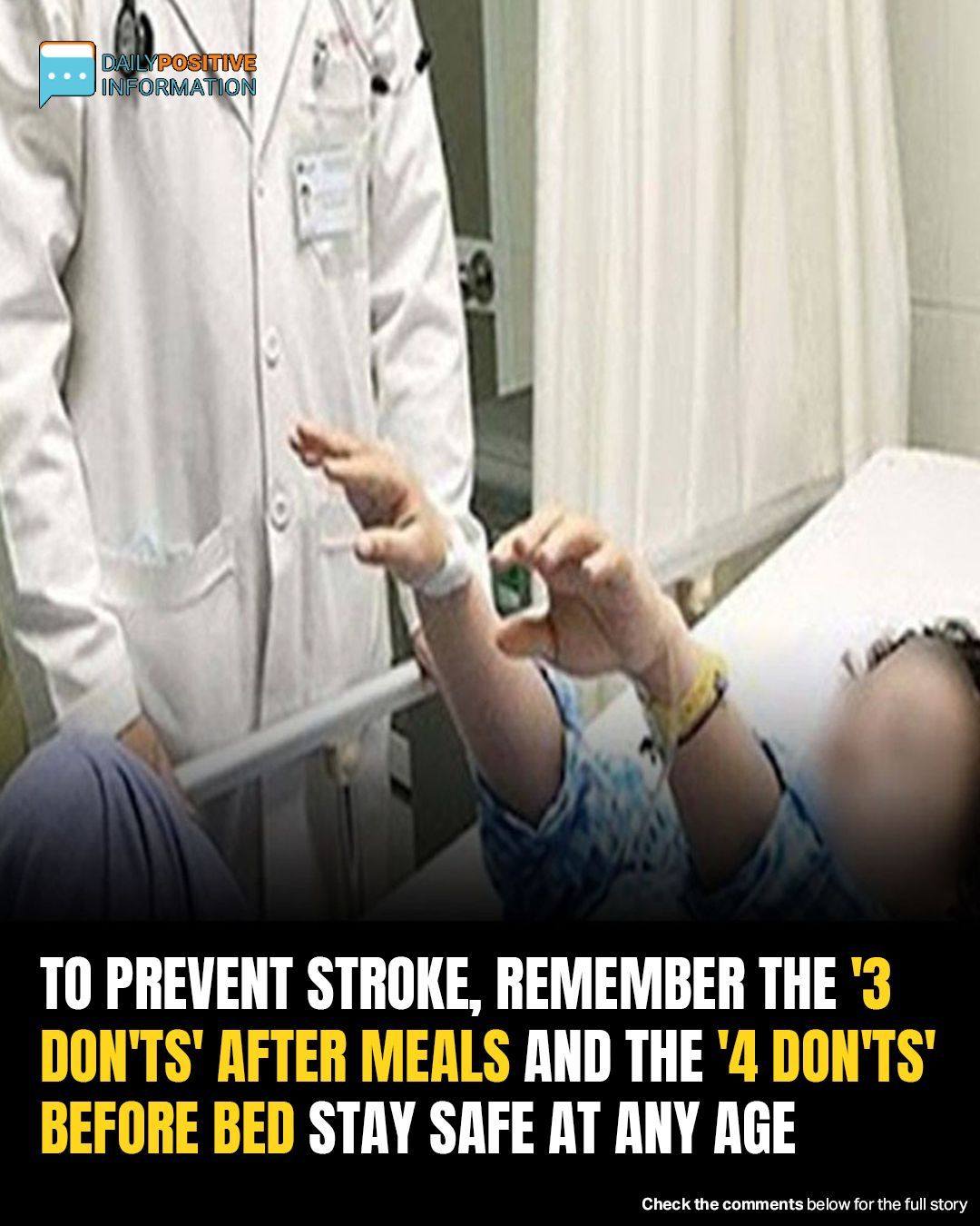 Preventing Stroke At Any Age: 3 “Don’ts” After Meals—And 4 “Don’ts” Before Bed