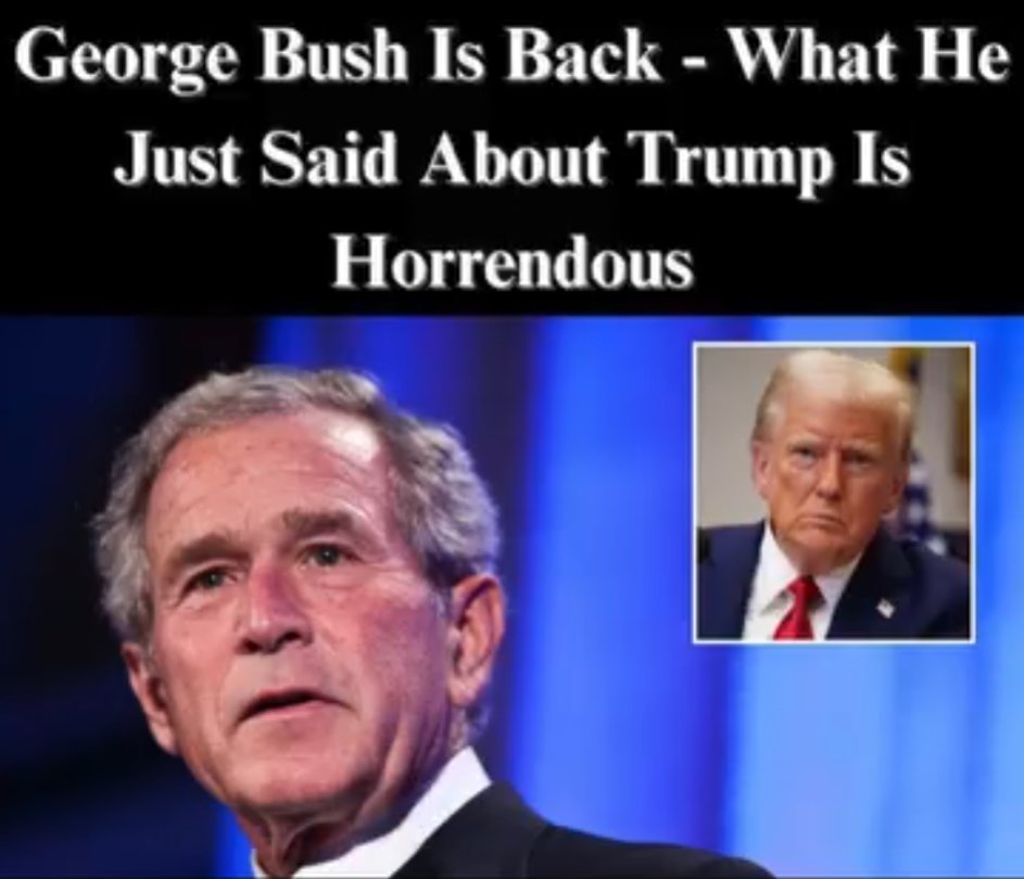 G.W. Bush Teams With Democrats To Denounce Trump’s USAID Cuts