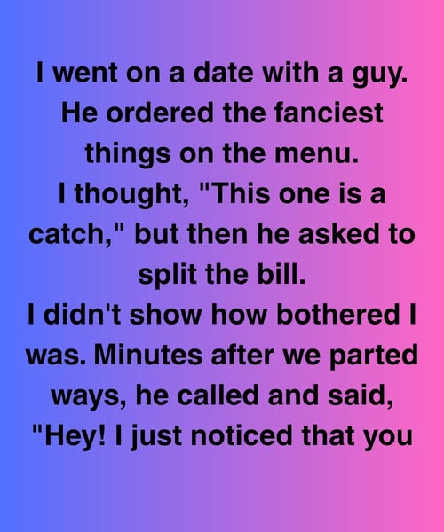 I Went On A Date Thinking I’d Met Someone Special, But His Next Call Changed Everything