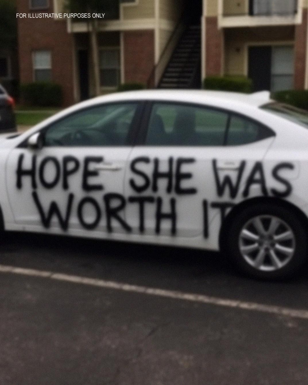 Someone Wrote ‘Hope She Was Worth It’ on My Car – But I Never Cheated, and My Wife Was Always by My Side