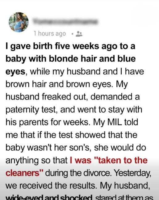 My Husband Demanded a Paternity Test, The Results Turned Our Marriage Upside Down
