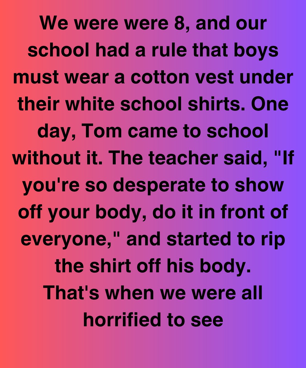 The Day Tom’s Secret Changed How Our Whole School Saw Him