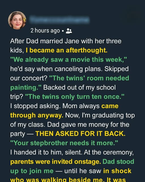 My Dad Ignored Me After the Divorce—Until My Graduation Party Changed Everything