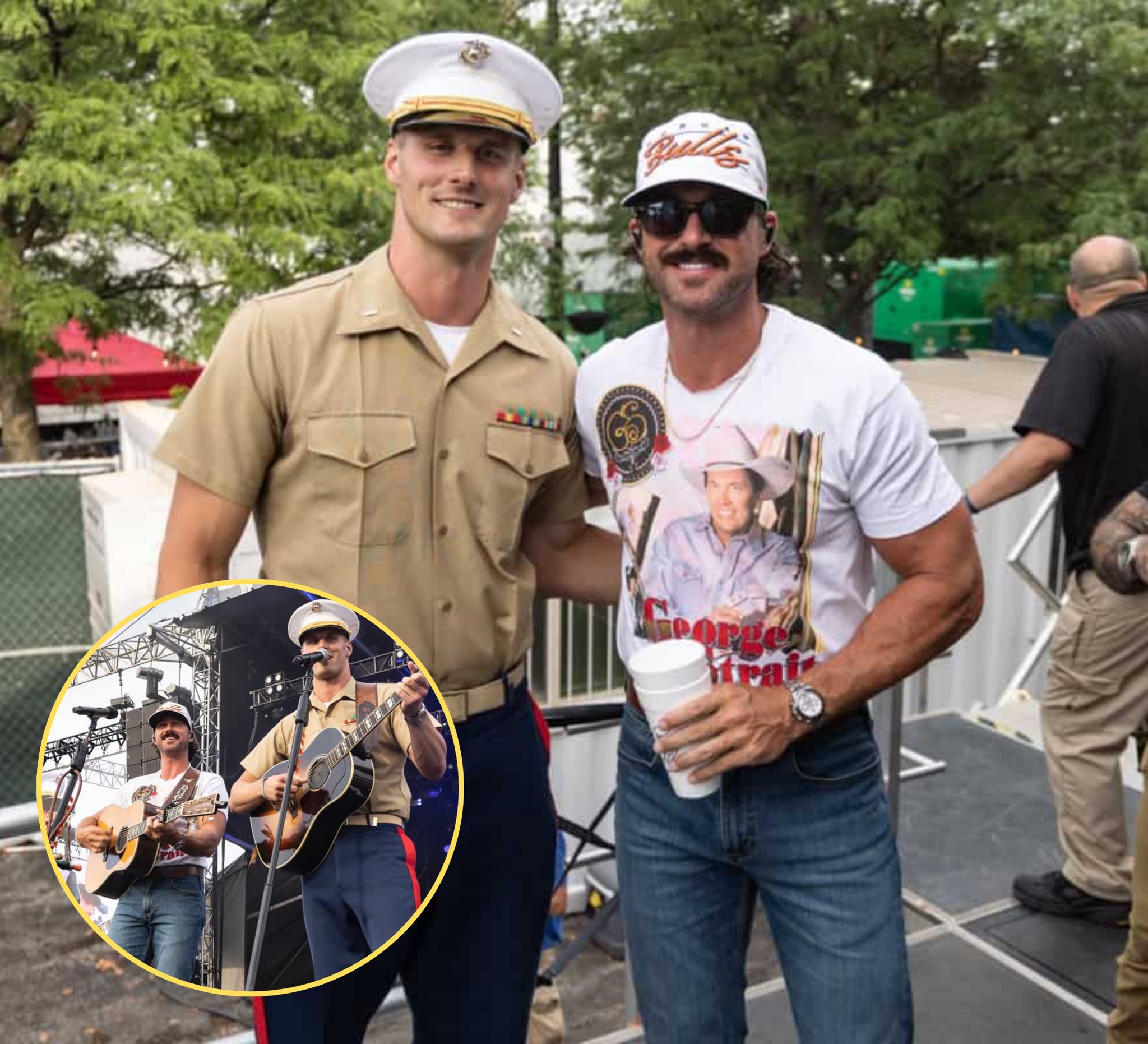 A U.S. Marine just stunned thousands by out-singing Riley Green live onstage, and the video has already gone viral worldwide.