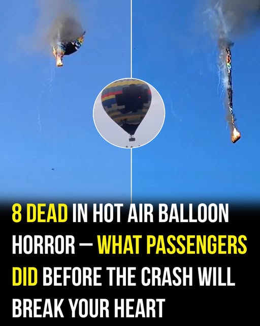 Horrific hot air balloon