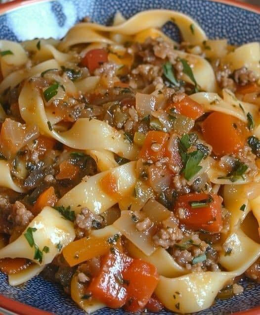 Italian Drunken Noodles: A Hearty & Flavorful One-Pan