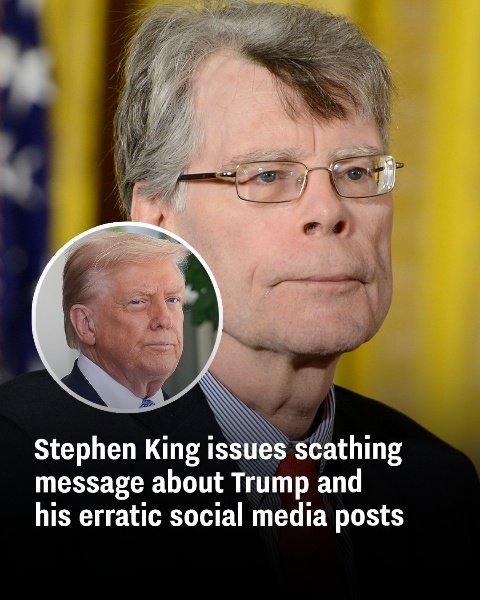 Stephen King delivers a harsh critique of Trump and his unpredictable social media activity