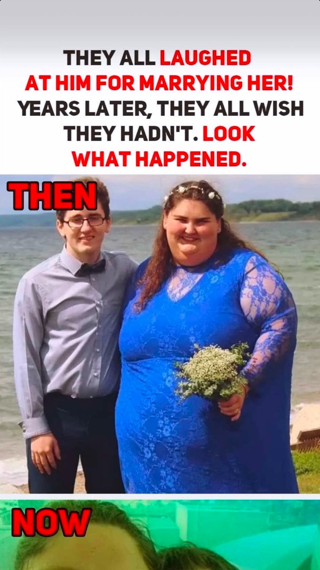 Mocked for marrying her