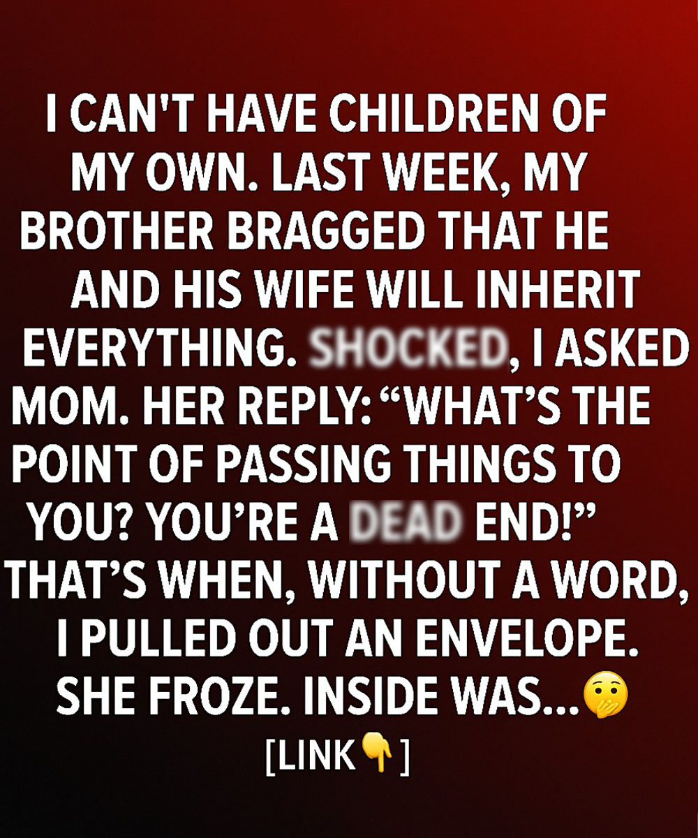 She Said I Was a ‘D.ea.d End’—Until I Handed Her an Envelope That Changed Everything