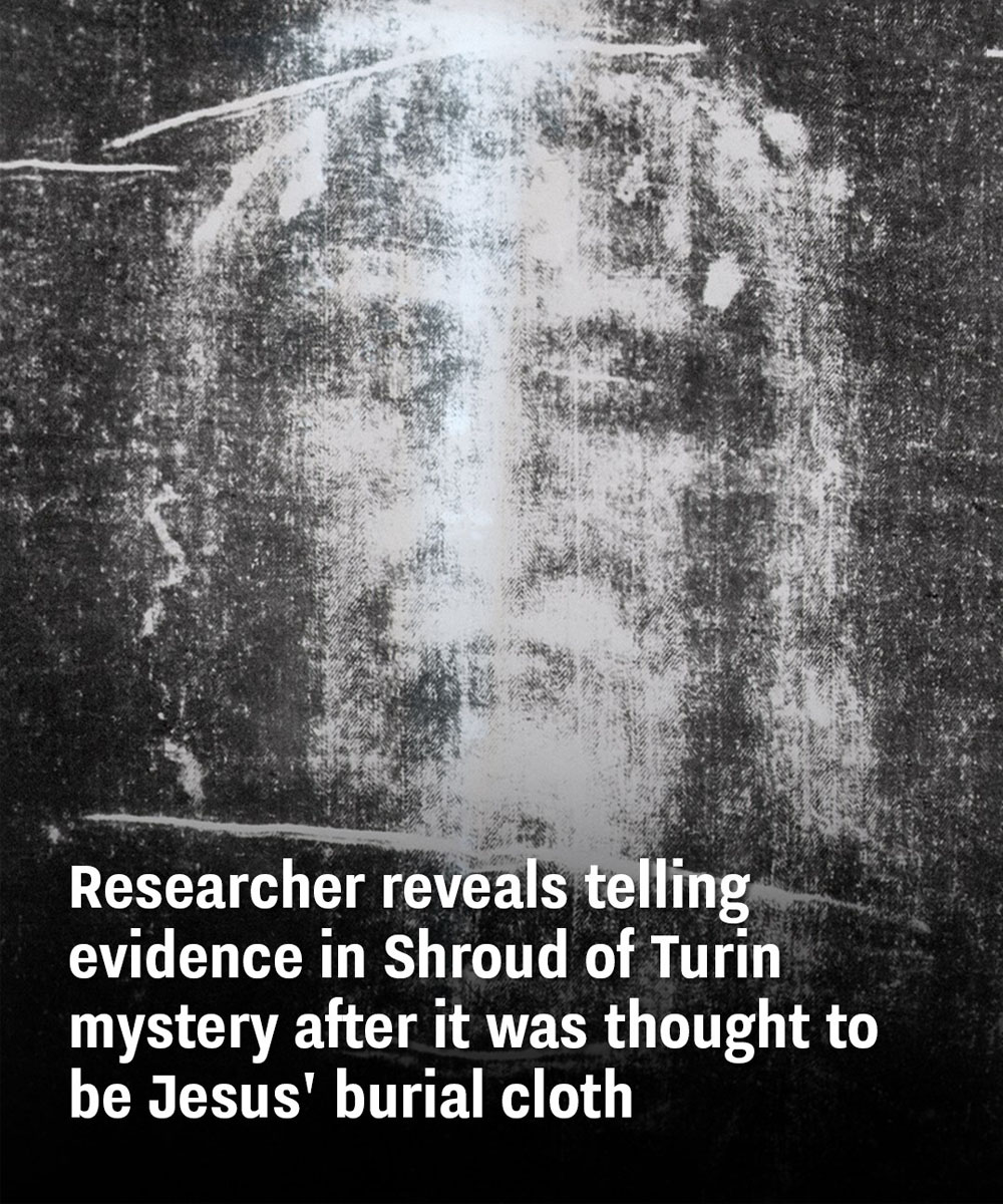 Researcher reveals telling evidence in Shroud of Turin mystery after it was thought to be Jesus’ burial cloth