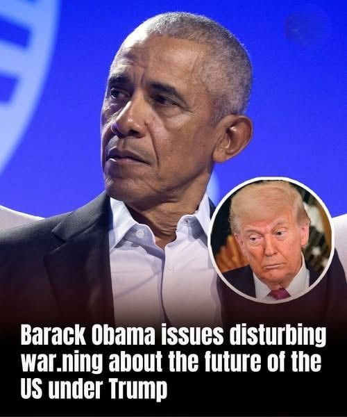 Barack Obama issues disturbing war.ning about the future of the US under Trump