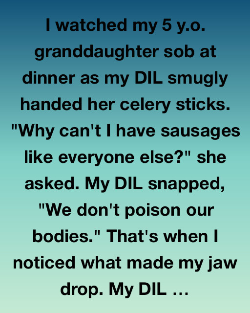 Why My Granddaughter Will Never Eat Celery Alone Again