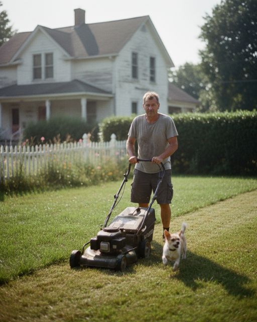 He Has Mowed Our Lawn Every Tuesday Since 2016, We Never Hired Him, And He Never Speaks