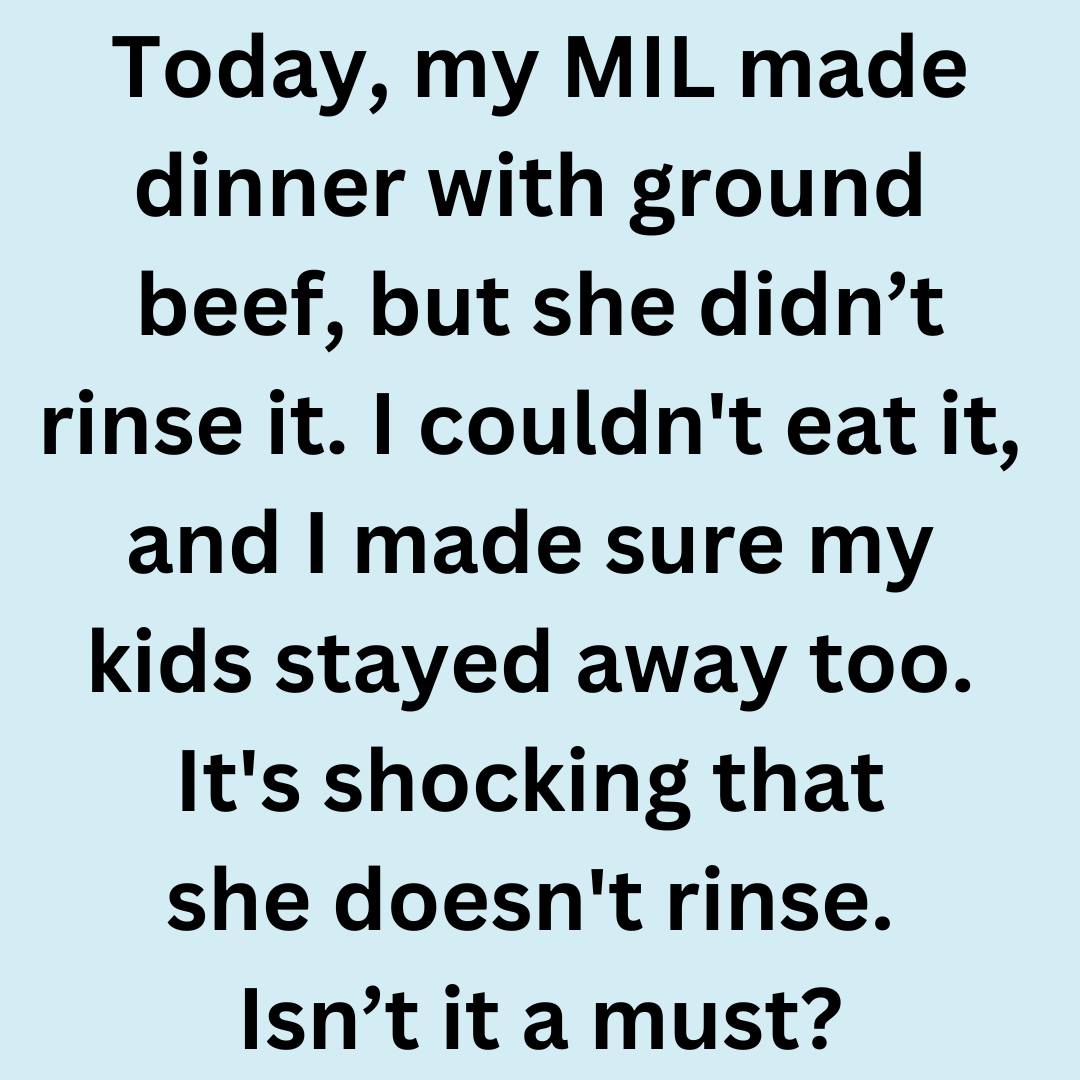 Is rinsing ground beef recommended?