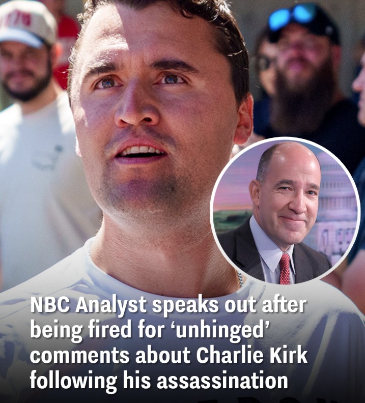 NBC Analyst speaks out after being fired for ‘unhinged’ comments about Charlie Kirk following his assassination
